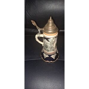 Vintage Beer Stein Wien Stephansdom Musical Plays Weiner Blut, Works, 8"
